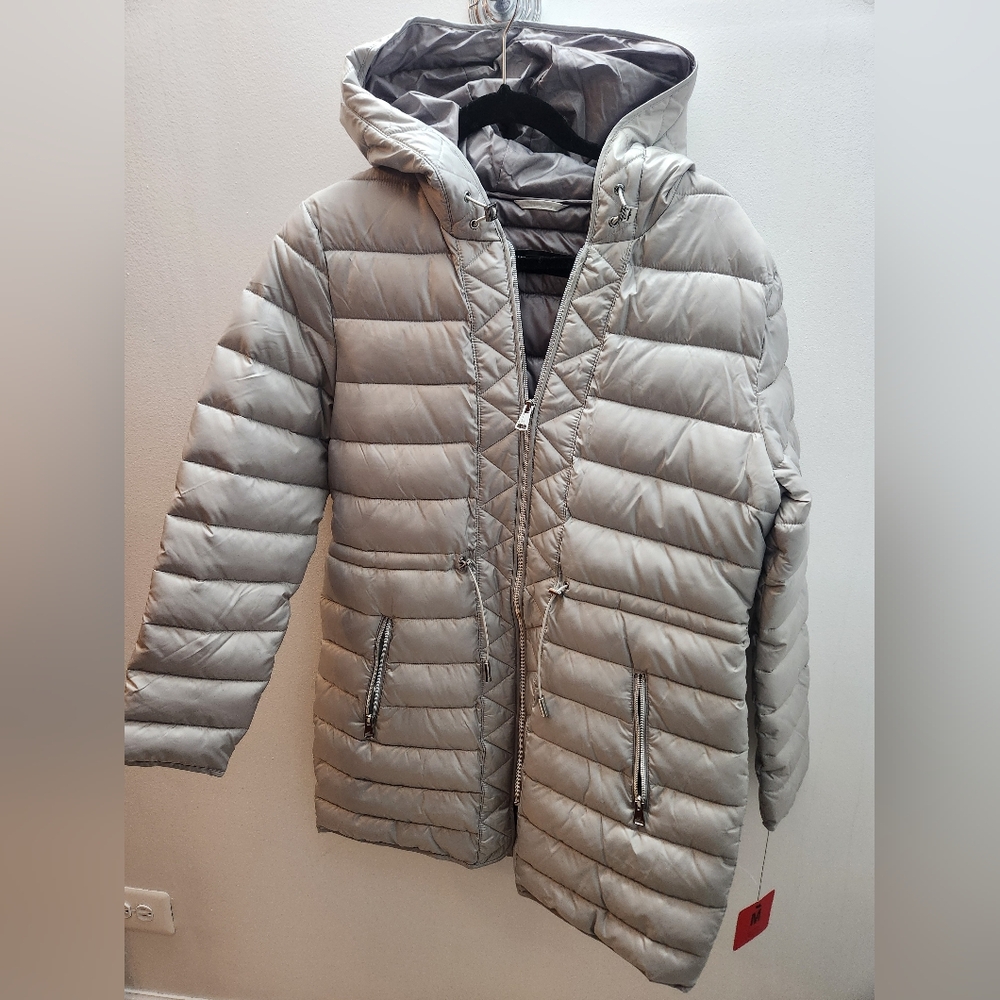 Silver Puffer Jacket